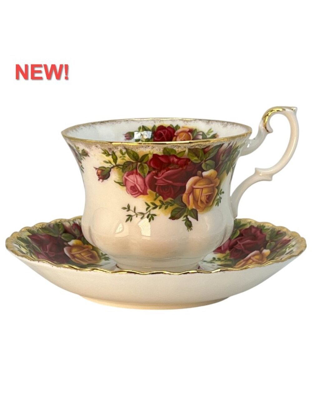 Royal Albert Old Country Roses Teacup & Saucer Tea Cup Floral Bone China NEW
